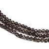 Natural Smoky Quartz Beads Strands X-G-P553-G05-01-4