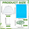 6Sets Round Plastic Strawberry Growing Tray Support AJEW-MA0001-36-2