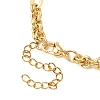 Cat Eye Charm Bracelets BJEW-JB12420-03-4