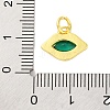 Rack Plating Brass Micro Pave Cubic Zirconia Charms KK-F881-04G-06-3