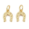 Rack Plating Brass Charms KK-Q028-45G-1