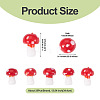 1Strand Handmade Lampwork Beads Strands LAMP-TA0001-84A-2