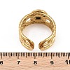304 Stainless Steel Cuff Ring Components SA-CBA82C8-01B-G-3