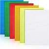 CHGCRAFT 10 Sheets 6 Colors Waterproof Luminous Plastic Self-Adhesive Stickers DIY-CA0004-73-1