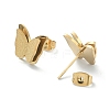 304 Stainless Steel Butterfly Stud Earrings & Finger Ring & Pendant Necklace SJEW-TZ0001-02-3