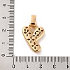 Brass Micro Pave Cubic Zirconia Pendants KK-C076-29Y-G01-3