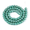 Electroplate Opaque Glass Beads Strands GLAA-T032-P6mm-AB12A-2