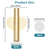 2Pcs Heart Wall Mounted Flower Tube FIND-GF0008-61G-2
