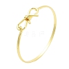 Brass Bowknot Bangles for Women BJEW-Z072-03G-02-1