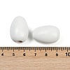 Spray Painted Wood European Beads WOOD-F017-10F-3