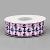 Single Face Printed Polyester Grosgrain Ribbons SRIB-Q019-B003-2