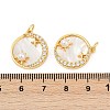 Brass Micro Pave Cubic Zirconia Pendants KK-U058-09G-3