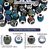 50Pcs 2 Styles Glass European Beads GLAA-PA0001-43-2