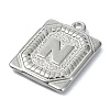 Anti-Tarnish 304 Stainless Steel Pendants STAS-U033-01P-N-2
