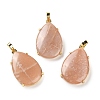 Natural Sunstone Pendants G-U002-01G-E-1