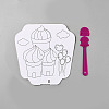 Paper Hand Held Fan DIY-WH20001-27C-03-1