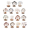 Natural & Synthetic Gemstone Chips Tree of Life Decorations GG-CBAEDF6-01-1