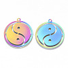 Feng Shui Ion Plating(IP) 201 Stainless Steel Pendants X-STAS-R114-006-2