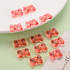 Transparent Acrylic Pendants LS-TACR-T024-02BA-910-6