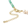 Natural Pearl Beaded Necklace NJEW-JN03765-03-6