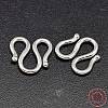 925 Sterling Silver S-Hook Clasps STER-F014-04A-1