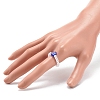 Plastic Imitation Pearl & Millefiori Glass Beaded Finger Ring Bracelet Necklace SJEW-JS01239-4