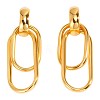 304 Stainless Steel Stud Dangle Earrings FS-WG489C3-02-2