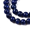 Dyed Natural White Jade Beads Strands G-T140-4mm-B12-4