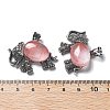 Cherry Quartz Glass Pendant G-H083-02AS-10-3