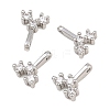 Brass Micro Pave Cubic Zirconia Charms KK-H538-19C-P-1