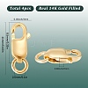 4Pcs 1/20 14K Gold Filled Lobster Claw Clasps FIND-SC0020-13A-2