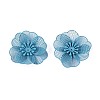 Spray Painted Iron Bead Caps IFIN-N013-05B-1