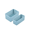 2Pcs PVC Storage Basket Miniature Ornaments PW-WGB3802-03-1