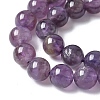 Natural Amethyst Beads Strands G-M445-8MM-01B-5