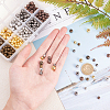 Brass Textured Beads KK-PH0035-88-NF-3