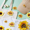 Flower Self Adhesive Computerized Embroidery Cloth Iron on/Sew on Patches PATC-GA0001-84A-4