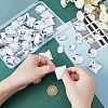 Fingerinspire 45Pcs 3 Styles Self-Adhesive Acrylic Rhinestone Stickers DIY-FG0001-83B-3