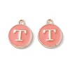 (Defective Closeout Sale Border damaged) Golden Plated Alloy Enamel Charms ENAM-XCP0001-20T-2