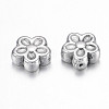 Tibetan Style Alloy 3D Flower Beads LS-LF0476Y-NF-2