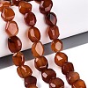 Dyed & Heated Natural Agate Beads Strands G-N359-15A-08-1