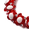 Handmade Lampwork Beads Strands LAMP-Z010-02B-4