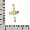Easter Brass Pave Cubic Zirconia Pendants CU-E002-01F-G07-3