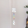 Christmas Theme Teardrop Glass Suncatchers PW-WG1AD42-04-1