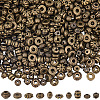 500Pcs 10 Styles Tibetan Style Spacer Beads FIND-BM0001-32-1