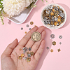 360Pcs 12 Styles Alloy Bead Caps FIND-PA0001-15-3