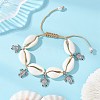 Adjustable Alloy Tortoise Charm Bracelets BJEW-JB13652-1