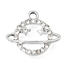 UV Plating Alloy Crystal Rhinestone Pendants RB-CBAD37D-01P-1
