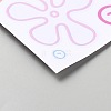 4Pcs PVC Daisy Flower Picture Stickers STIC-WH20003-01-2