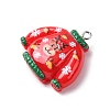 Christmas Opaque Resin Pendants RESI-A049-05H-2