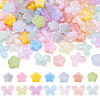 140Pcs 14 Styles Acrylic Resin Beads OACR-TA0001-28-1